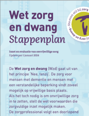 Flyer Wet zorg en dwang Stappenplan